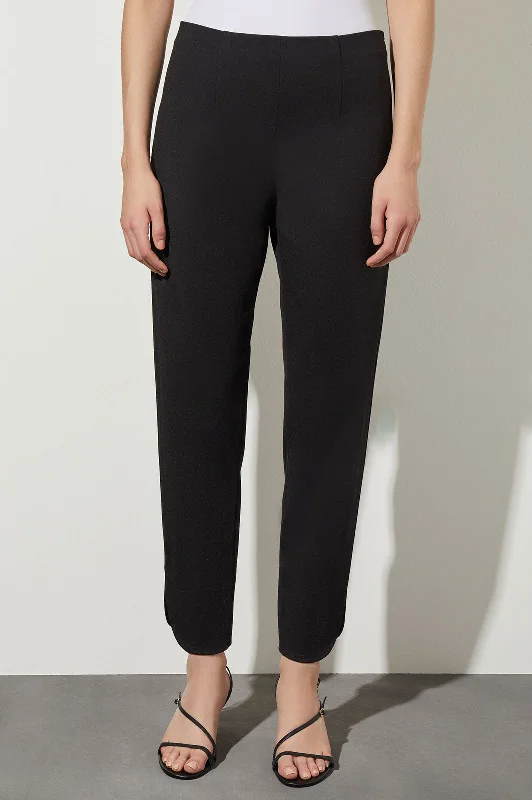 women's low-rise pantsStretch Ponte Straight-Leg Ankle Pants