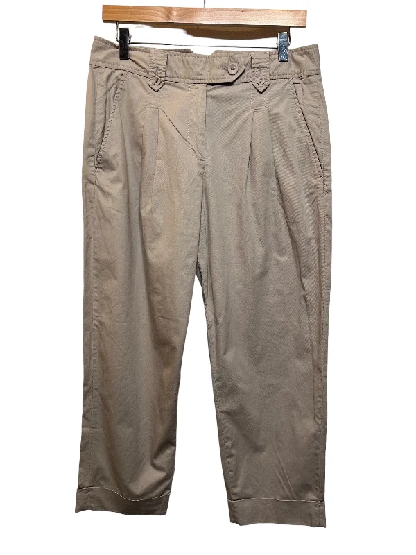 women's warm pantsGreat Plains Cropped Tan Trousers (W32)