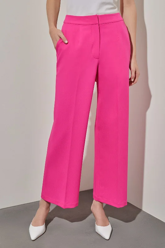 women's convertible pantsStretch Woven Wide-Leg Pants