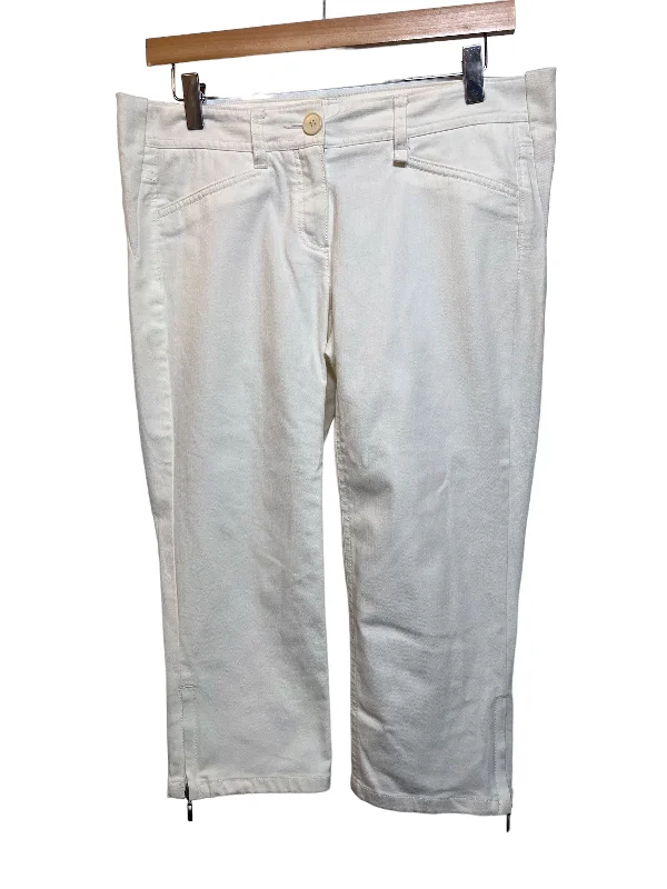 women's winter pantsTheory Women's White 3/4 Length Trousers (W33)