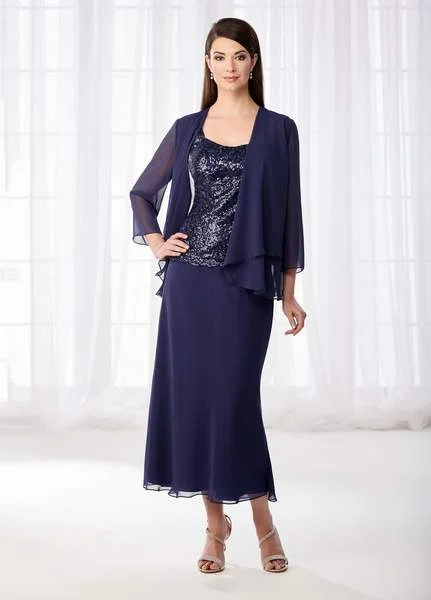 Formal Dress for PromsCameron Blake - 4 Piece Mother of the Bride Formal Ensemble 218621 - 1 pc Navy in Size 18 Available