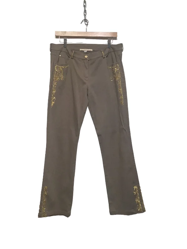 women's corduroy pantsRoberto Cavalli Class Embellished Trousers (Size L)