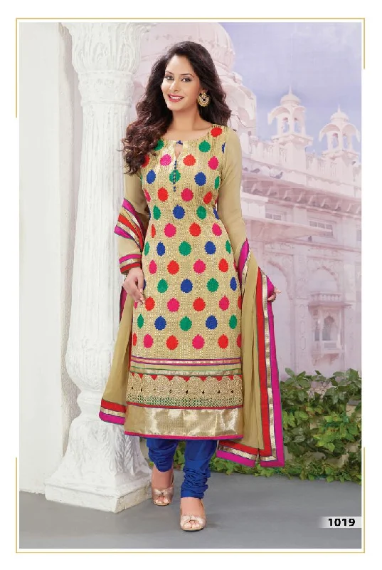 Formal Dress for Charity BallsGold Multi Colored Semi-Formal Straight Cut Salwar Kameez