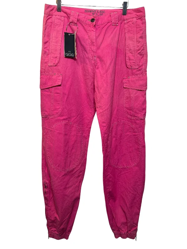 women's tall pantsMurphy & NYC Women's Pink Cargo Trousers (W34)