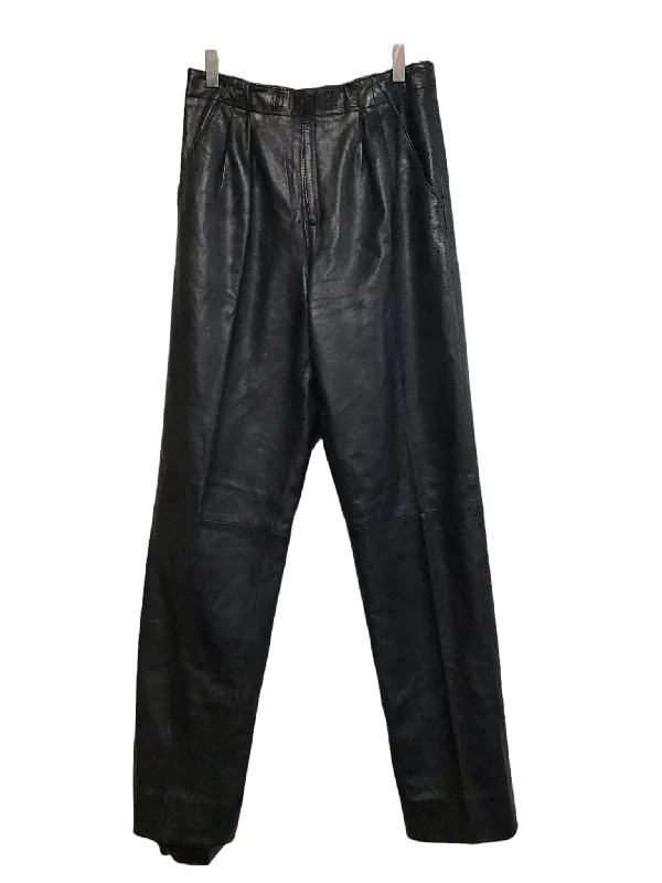 women's zipper pantsLeather Peg Trousers (28”)