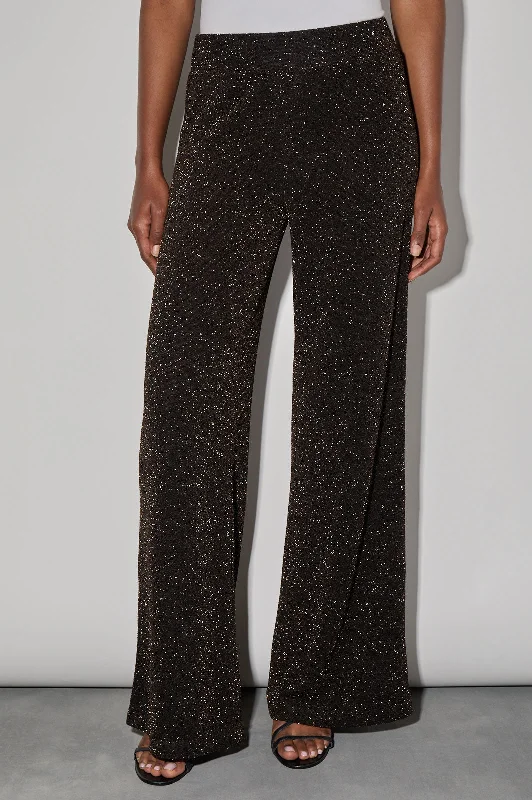 women's cool pantsStretch Shimmer Wide Leg Pant