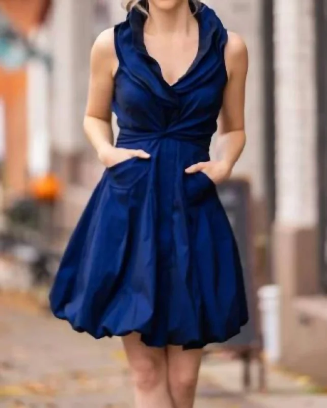 plus-size formal midi dressesSamuel Dong Bubble Dress - S16150 In Midnight