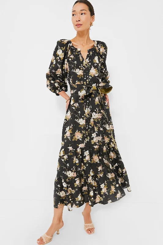 stylish midi dressesMidnight Garden Lyles Dress