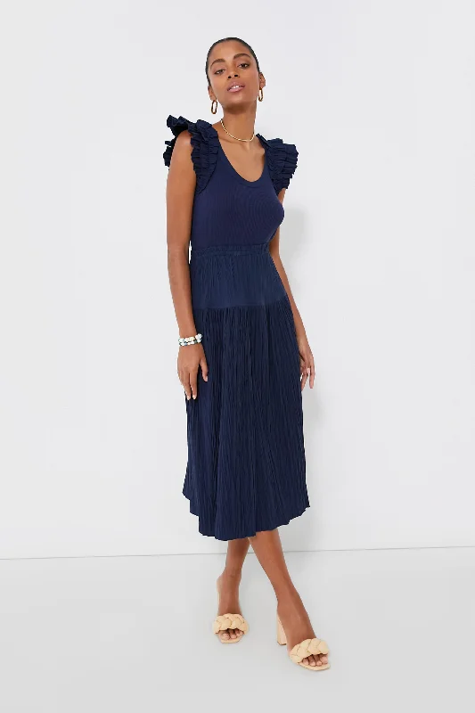 fitted midi dressesMidnight Virginia Dress