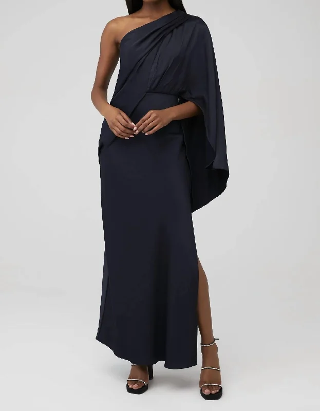 high-slit midi dressesKelsie Dress In Midnight