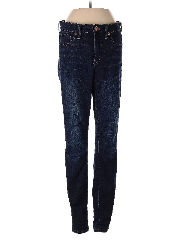 women's denim jeans for a cozy weekendMid-Rise Straight-leg Jeans in Dark Wash