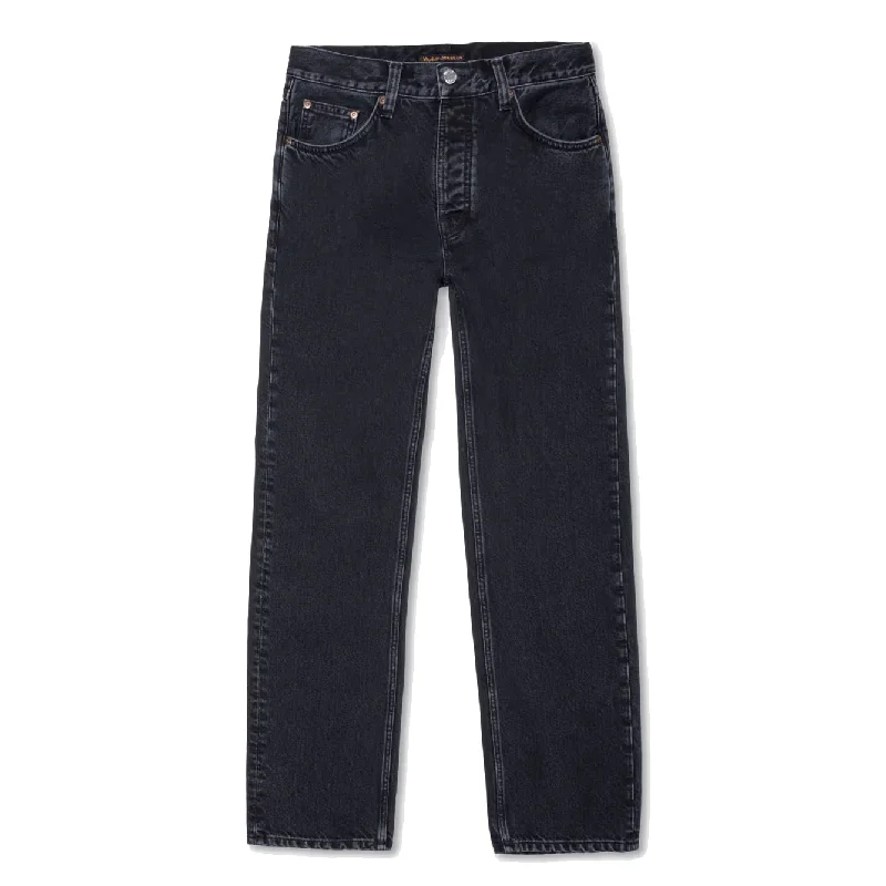 women's stone-washed denim jeansRad Rufus - Black Vintage