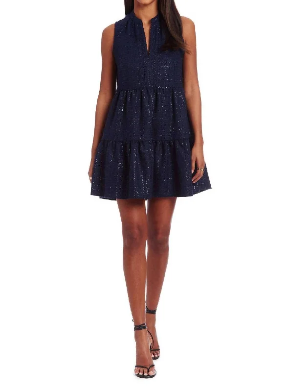 midi dresses with adjustable strapsRylee Dress in Midnight Boulce