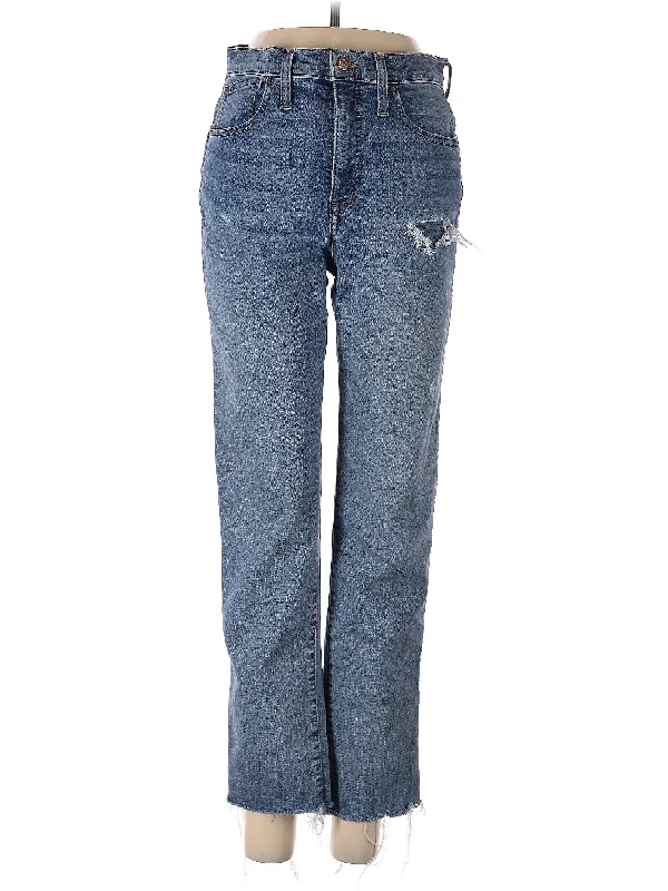 women's denim jeans with functional pocketsHigh-Rise Bootleg Jeans