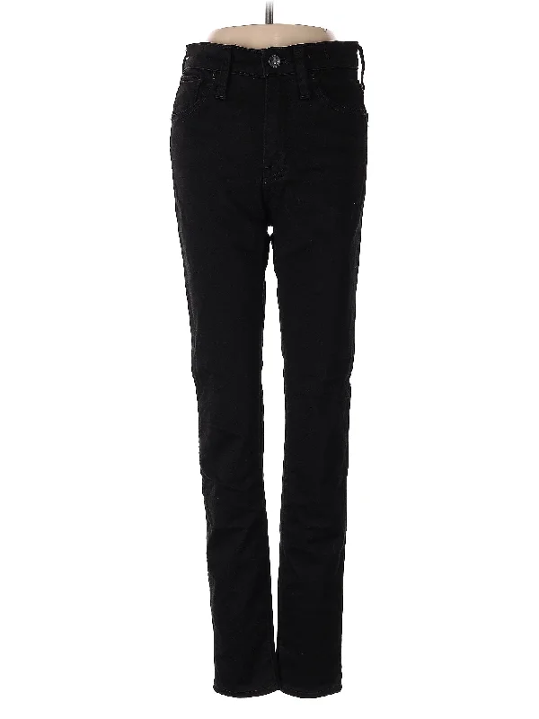 women's denim jeans with geometric patternsHigh-Rise Straight-leg Jeans