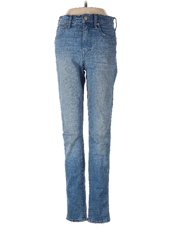 women's denim jeans for travelHigh-Rise Straight-leg Jeans in Light Wash