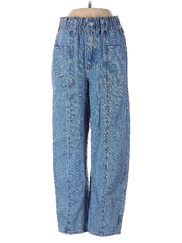 women's denim jeans for a chic appearanceMid-Rise Wide-leg Jeans