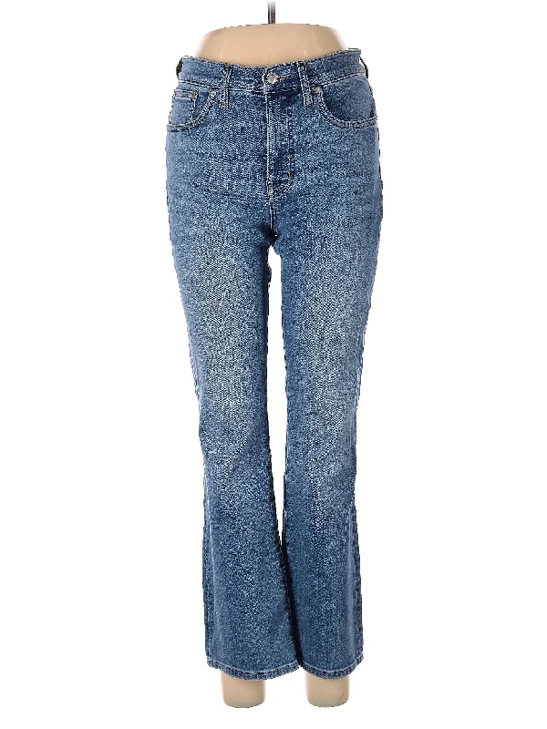 women's denim jeans for casual wearHigh-Rise Bootleg Jeans in Light Wash