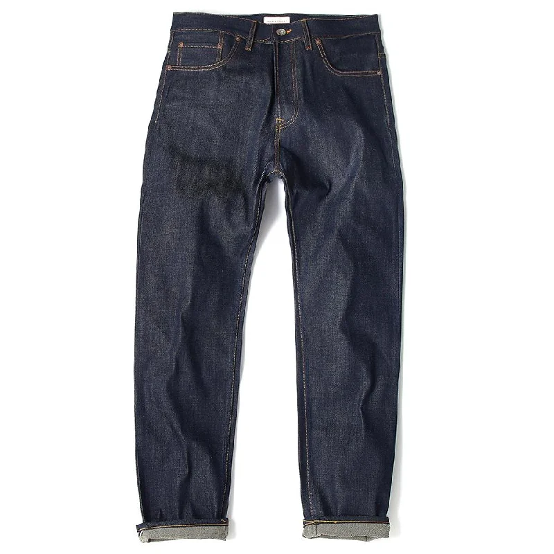 women's denim jeans for a vintage styleLoose Tapered Nihon Menpu Selvedge Jeans Made In England (Indigo)