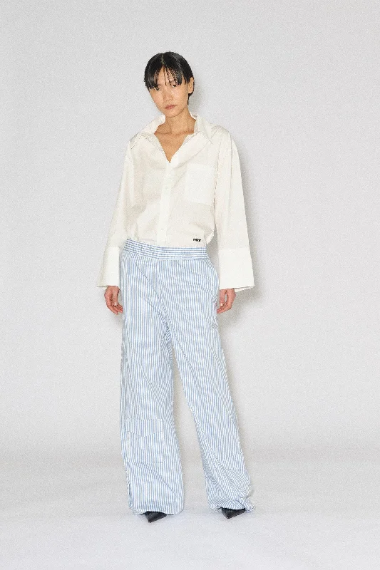 women's denim jeans with contrasting stitchingTMRW Moussa Parachute Pant Striped