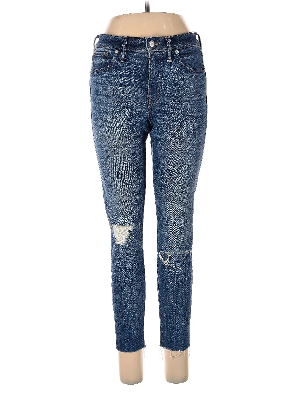 women's dark denim jeansHigh-Rise Skinny Jeans