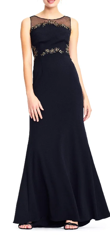 maxi dresses for date nightsAdrianna Papell AP1E202366 Long Formal Sleeveless Mesh Dress