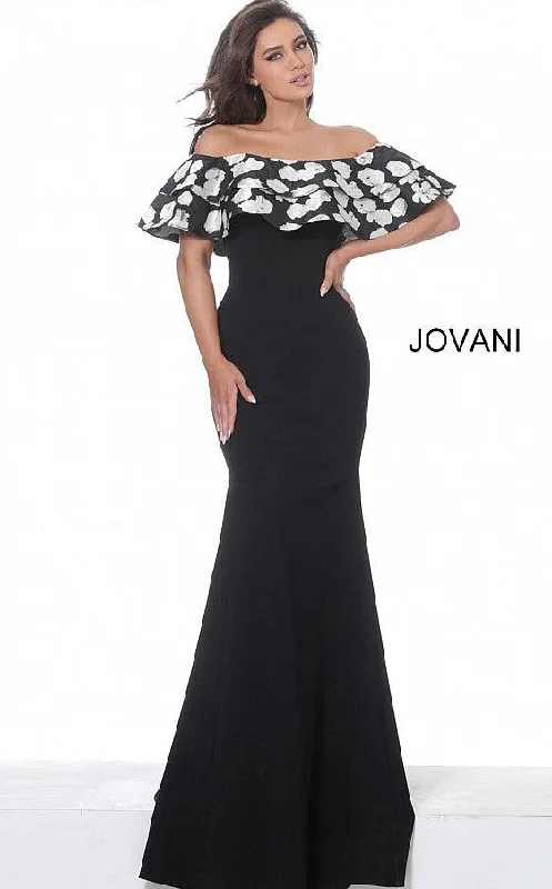 maxi dresses with flutter sleevesJovani 03281 Formal Long Dress