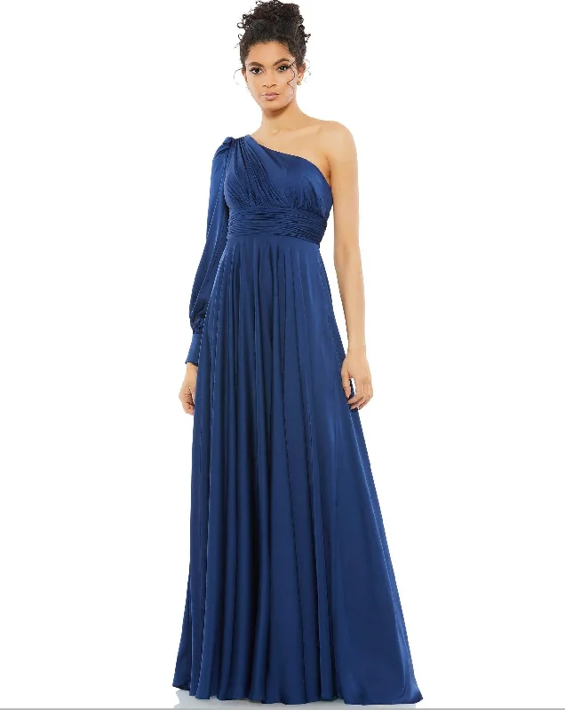 maxi dresses for womenMac Duggal 67866 Long Formal One Shoulder Dress