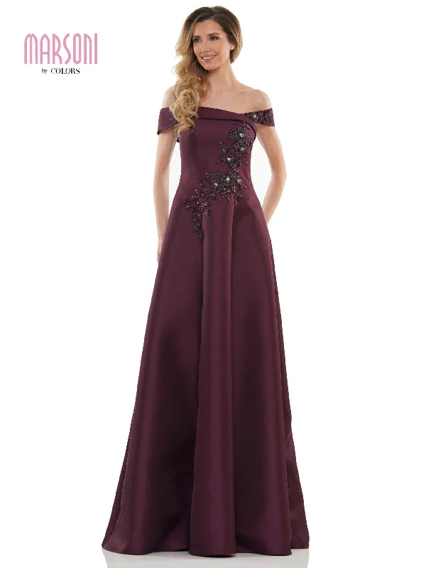 maxi dresses with off-the-shoulder necksMarsoni Long Formal Off Shoulder Dress 1138