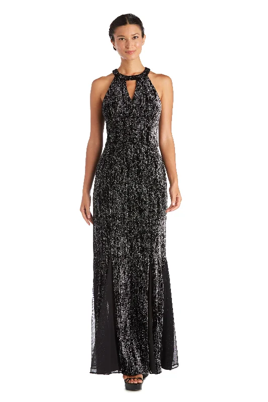 casual maxi dressesNightway Long Formal Glitter Velvet Dress 21996