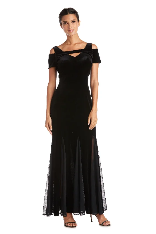 maxi dresses for teensNightway Long Formal Petite Velvet Dress 21999P