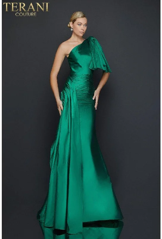 maxi dresses for teensTerani Couture 2011E2044 Long One Shoulder Mermaid Dress