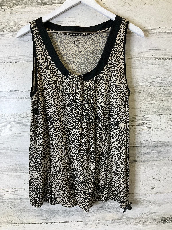 women's tops with floral printsTop Sleeveless By Loft  Size: L