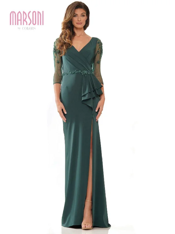 cap sleeve wedding dressesMarsoni 1231 Long Formal Mother of the Bride Dress