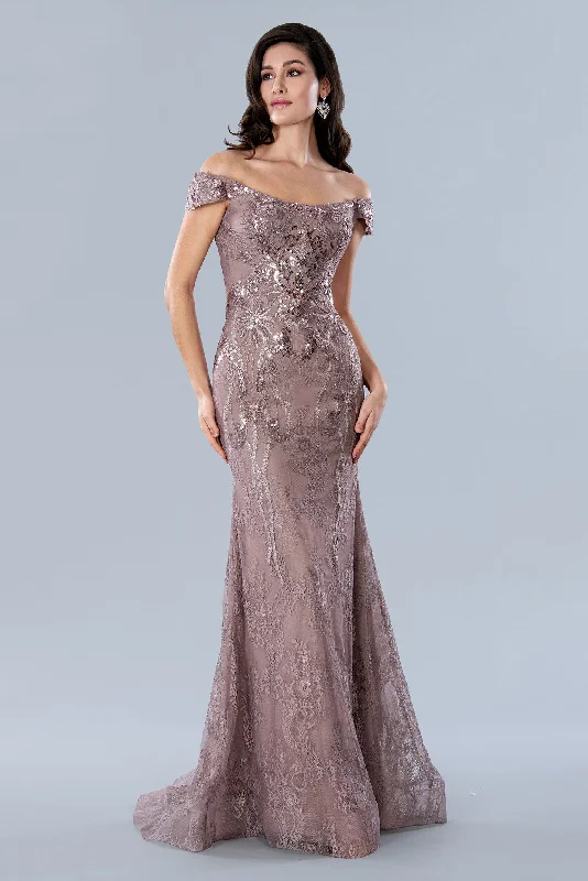 mermaid wedding dressesStella Couture 23357 Long Formal Sequin Mother of the Bride Dress