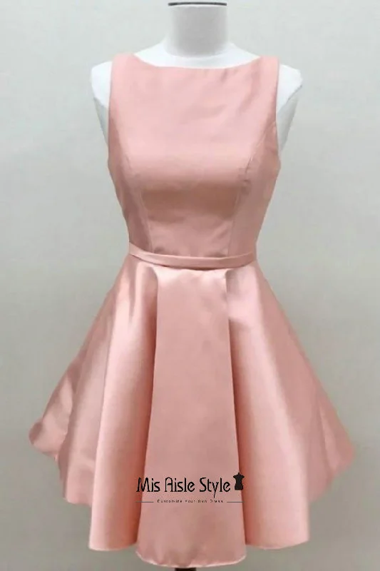 bridesmaid party dressesModest Short Length Homecoming Dress