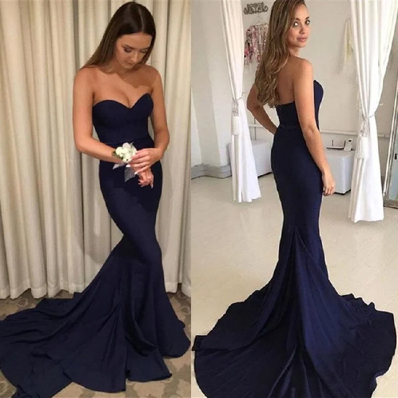 glamorous prom dressesSweetheart Prom Dresses,Mermaid Prom Dress,sleeveless prom dresses